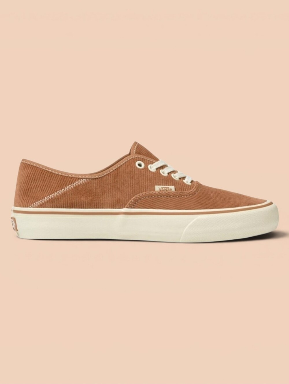 Mollusk Vans Authentic SF Courderoy Surf Shoes, Rusty Orange, NIB, Men 9, W 10.5